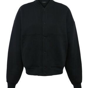 Nuuds Black Alumni Casual Fleece Jacket